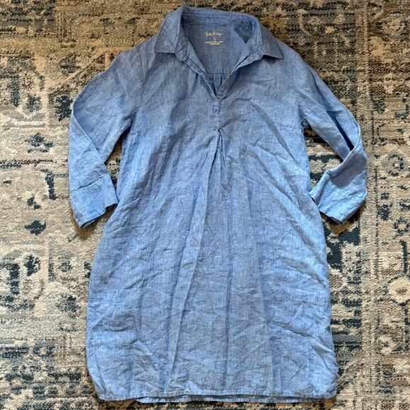 Lilly Pulitzer Pilar Linen Tunic Dress - Picture 1 of 7